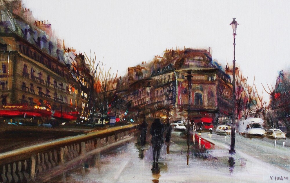 今を生きるパリを描く  岩見健二 油絵展