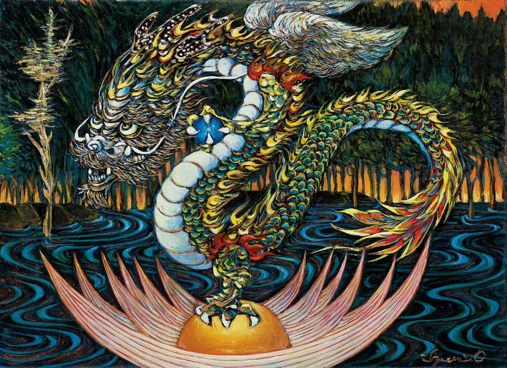      ～天界の黄金・神様たちの贈りもの～　小川 泉 洋画展