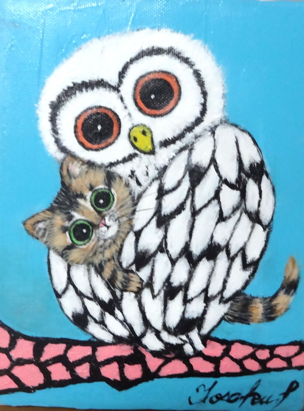 ～学問の神、森の博士～  フクロウを描く絵画展