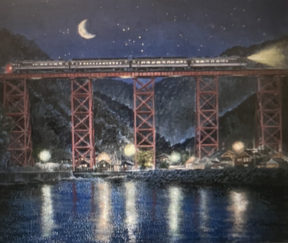 棚町宜弘　日本画展　ー四季の鉄道風景ー