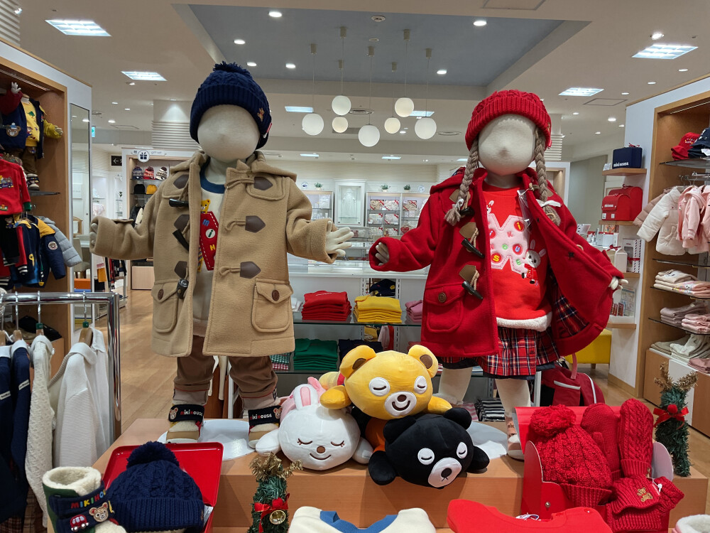 フリースダッフルコート
