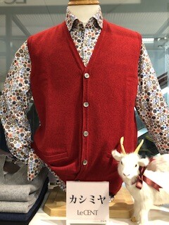 レセントのカシミヤセーターご案内