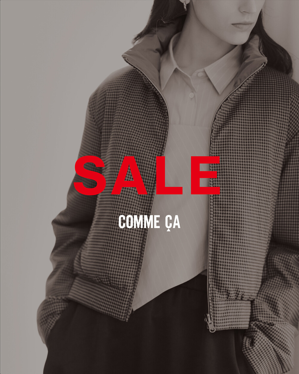 〈コムサプラチナ〉冬のクリアランス