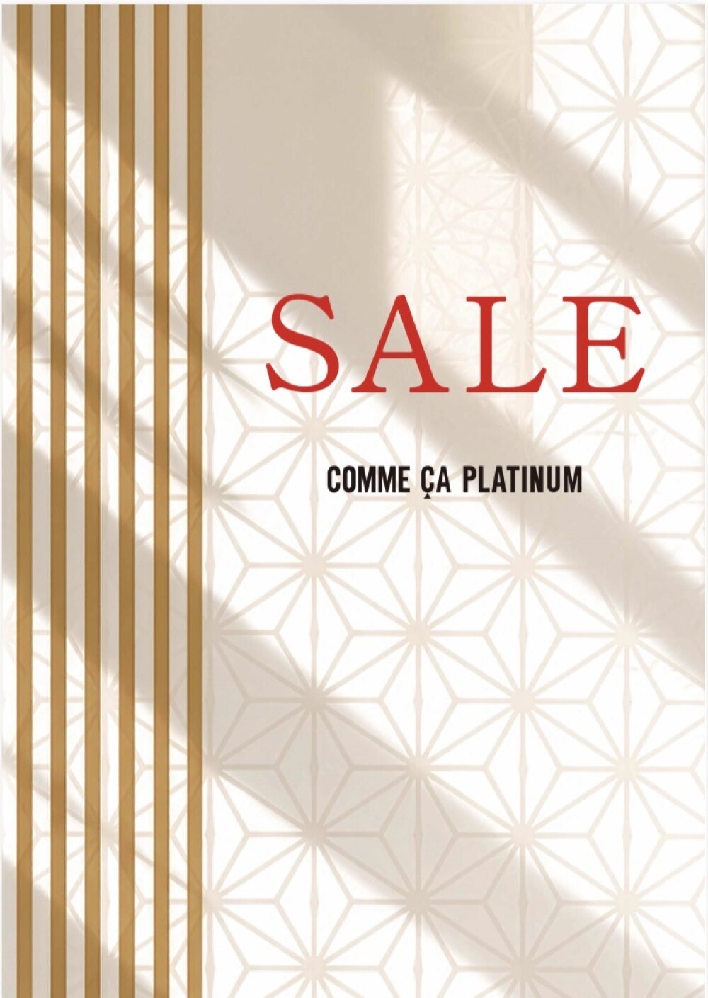 〈コムサプラチナ〉🍉SUMMER SALE🌻