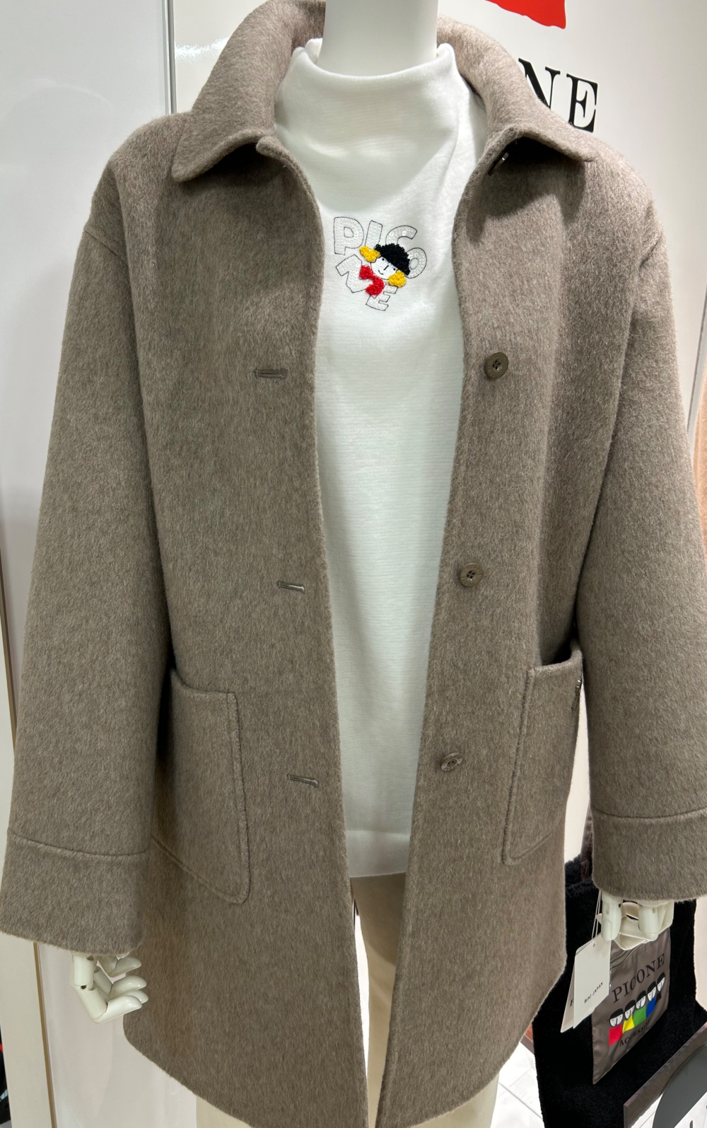 〈ピッコーネ〉ダブルフェイスコート