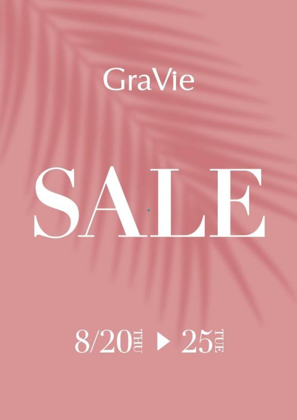 【8/20～8/25】ジュエリーセールのお知らせ！！