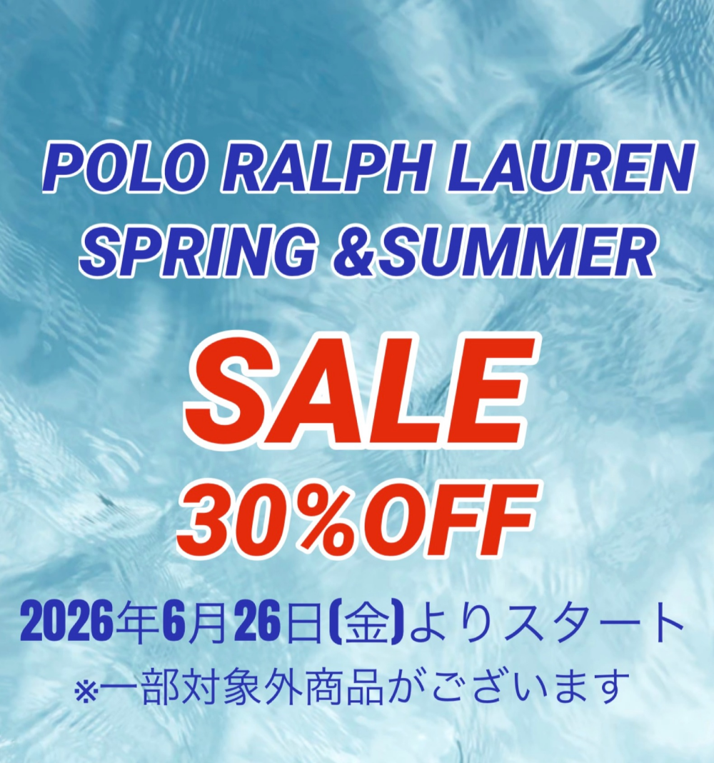 〈POLO RALPH LAUREN〉spring &summer sale