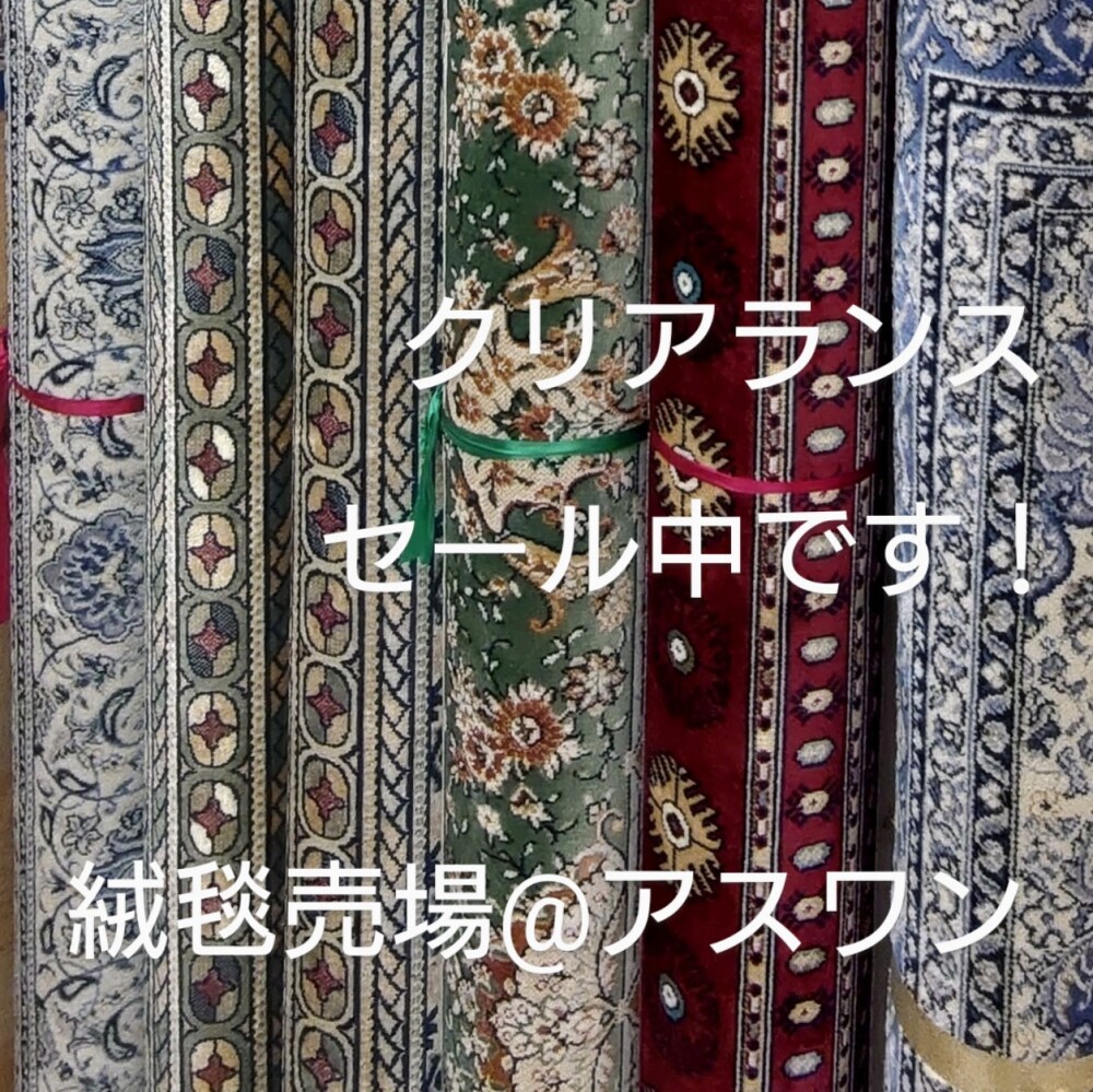 クリアランスセール実施中です！〈アスワン〉
