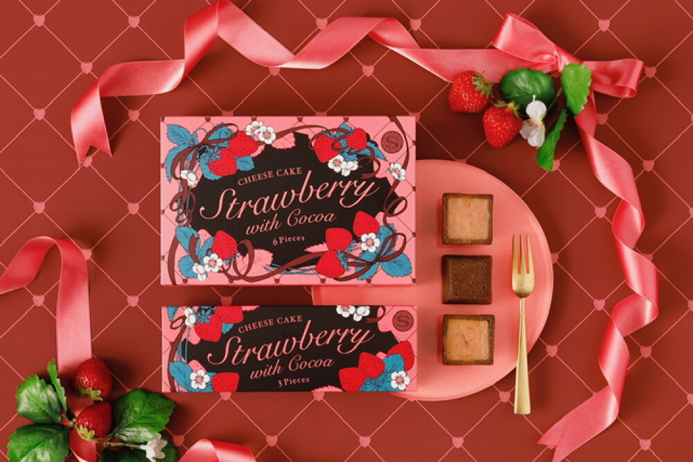 SEASONAL SWEETS「いちごチーズケーキwithココア」のご紹介