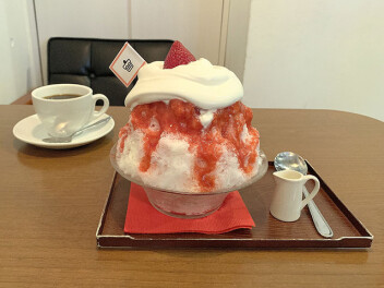 【サカノウエカフェ】ふわふわのかき氷を一年中食べられるカフェ