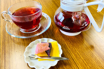 【上野の森美術館Cafe MORI】ゴッホ展の会期中しか味わえない果実たっぷりの美しい砂糖菓子
