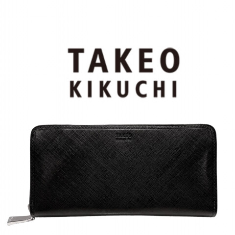 TAKEO KIKUCHI】シグマシリーズ・ラウンドジップ長財布 | 紳士服・紳士