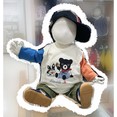 ダブルビー🌸新作ロングTシャツ | ミキハウス | 松坂屋上野店公式 SHOP