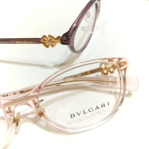 大特価《定価50,000円！》BVLGARI／ブルガリ　シルバー×ピンク　メガネ小物