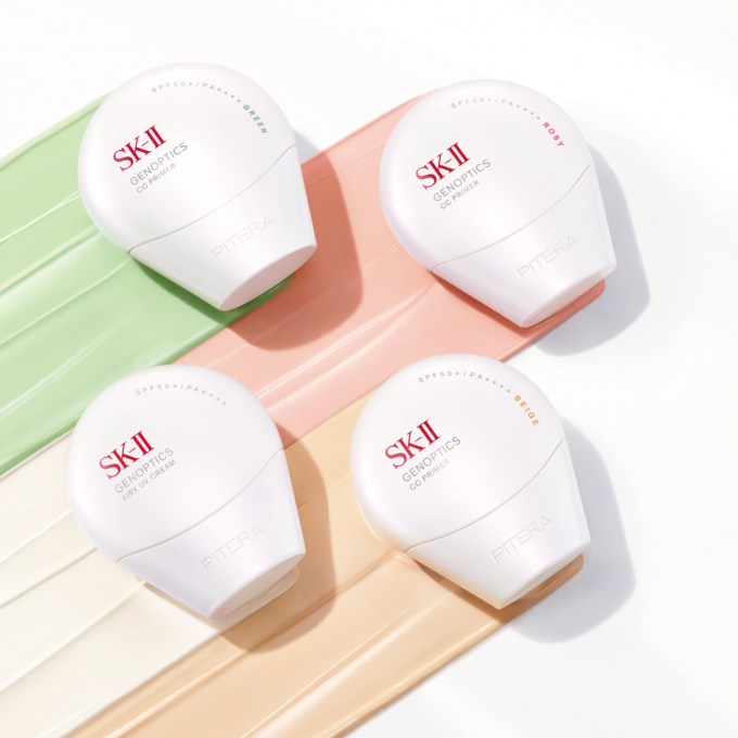 【エコフクーポンご利用可！】〈SK-II〉夏のベースメイクにおすすめ。「ジェノプティクス CC プライマー ミントグリーン」