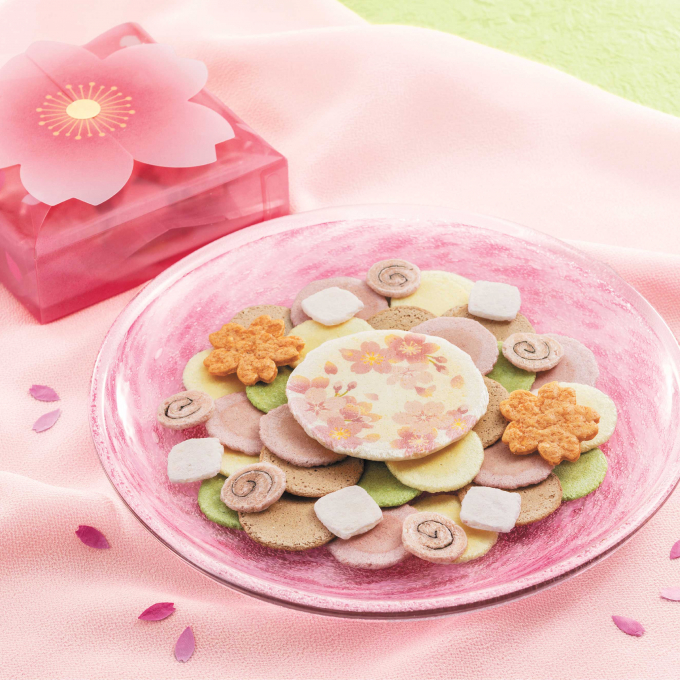 お花見えびせんべい