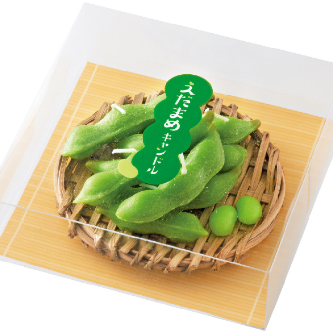 思わず乾杯したくなる！「ミニジョッキキャンドル」と「えだまめキャンドル」