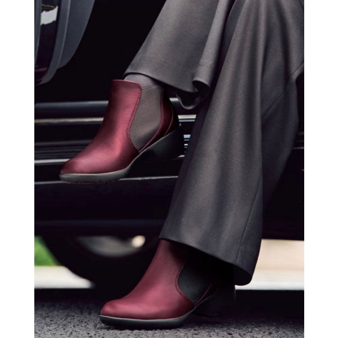  🍂　 復刻 ⭐️〈 フィットフィット 〉 🍁《  レザーサイドゴアアンクルブーツ 》🥾