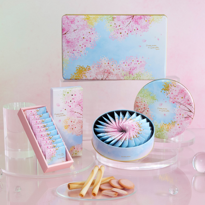 〈ヨックモック〉春限定商品『ドゥーブル ショコラ オゥ サクラ』のご案内🌸