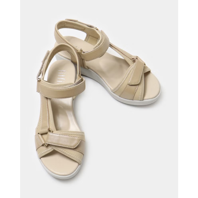 🍀〈 フィットフィット 〉 🌷🌱お出かけ日和〜その7《  厚底３ベルトサンダル 》