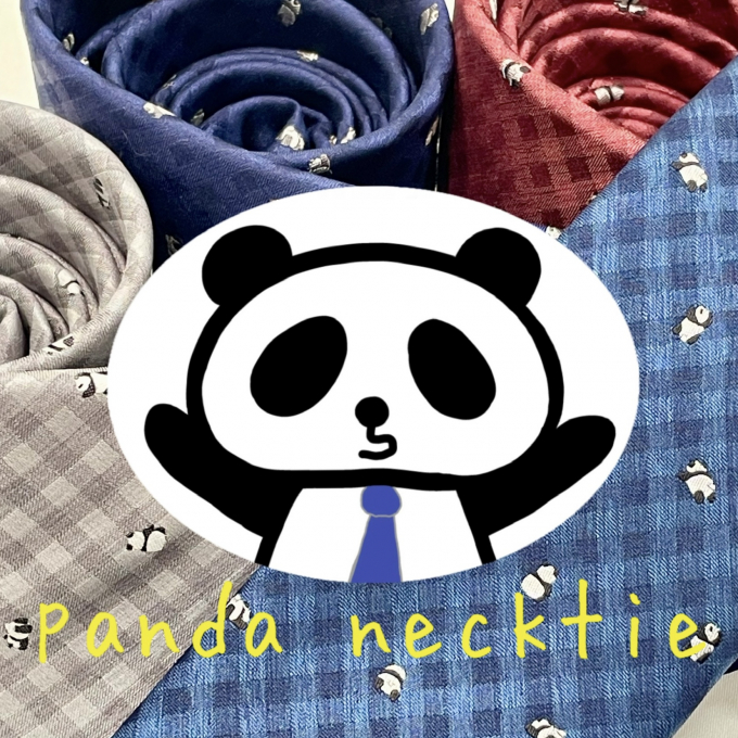 パンダさんネクタイに、新しい柄が仲間入り🐼