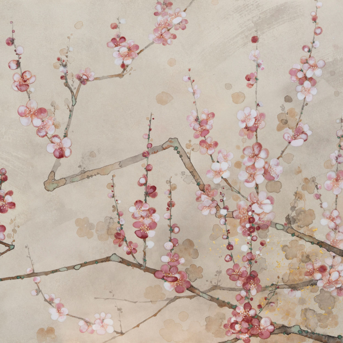 青木志子 日本画展　－ 花ごよみ －