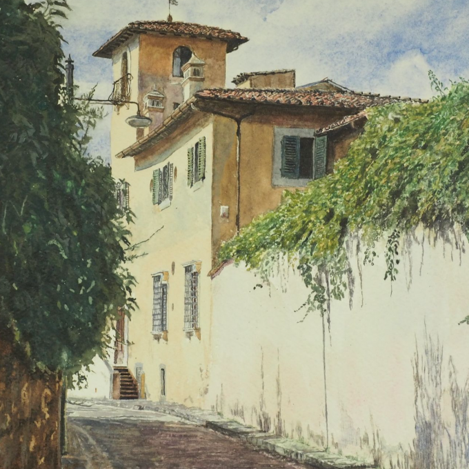 毛利  元郎  絵画展　－イタリア・記憶の扉－