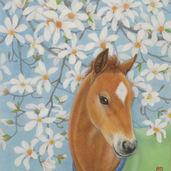 ことほぎのいきものたち 中村妃佐子日本画展