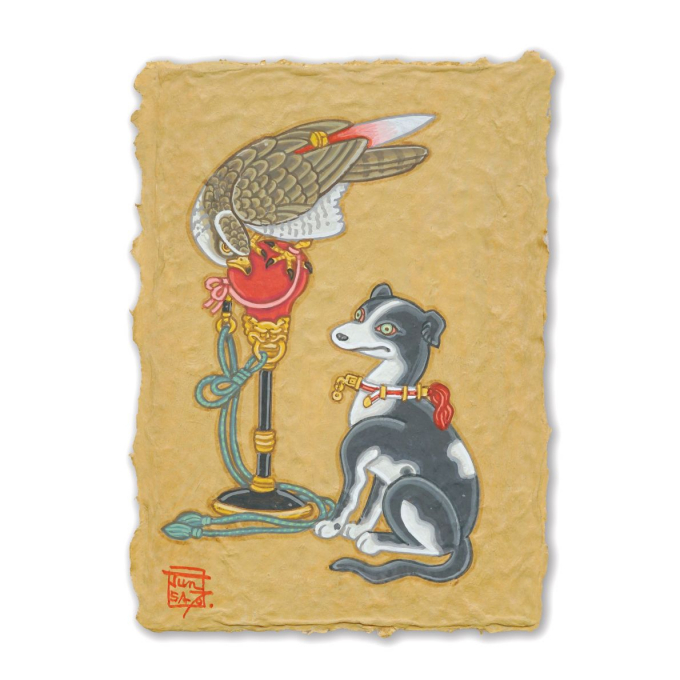 ー新たなる花鳥百獣の世界ー　佐藤潤絵画展