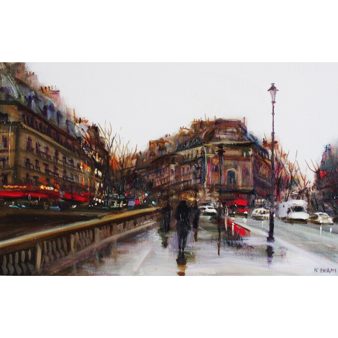 今を生きるパリを描く  岩見健二 油絵展