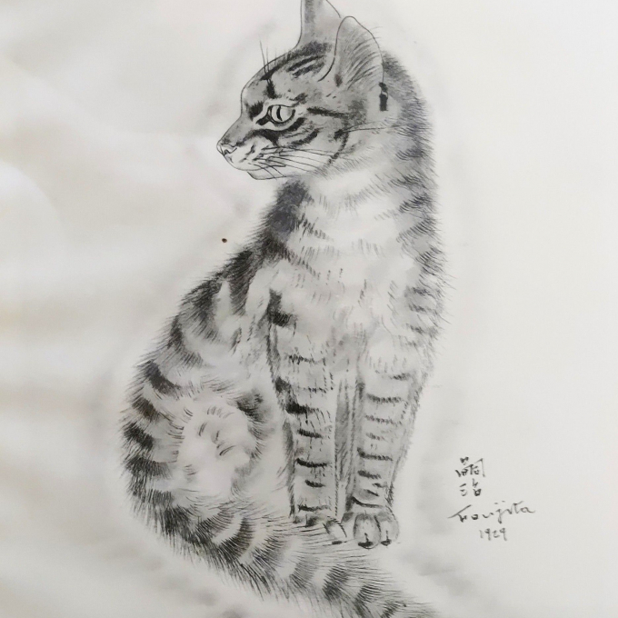猫を描くアート展