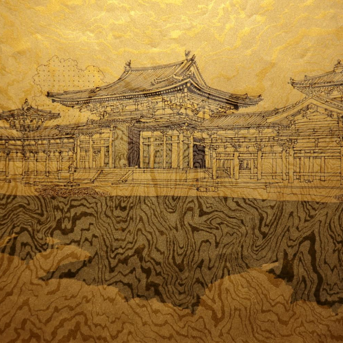 山田雅夫 絵になる建築展　水彩画紙と和紙が拓く新世界
