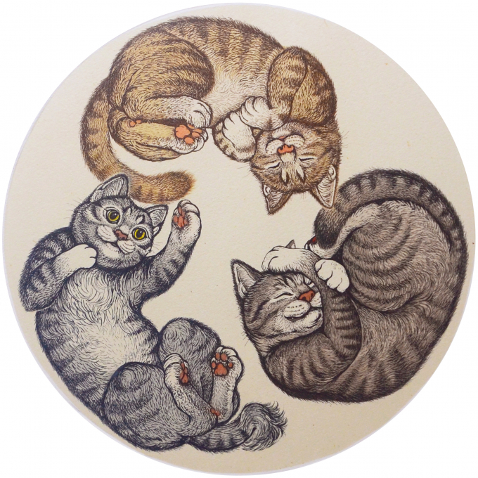 三浦麻梨乃 銅版画展　～まんまる猫🐾とハッピーアニマル～