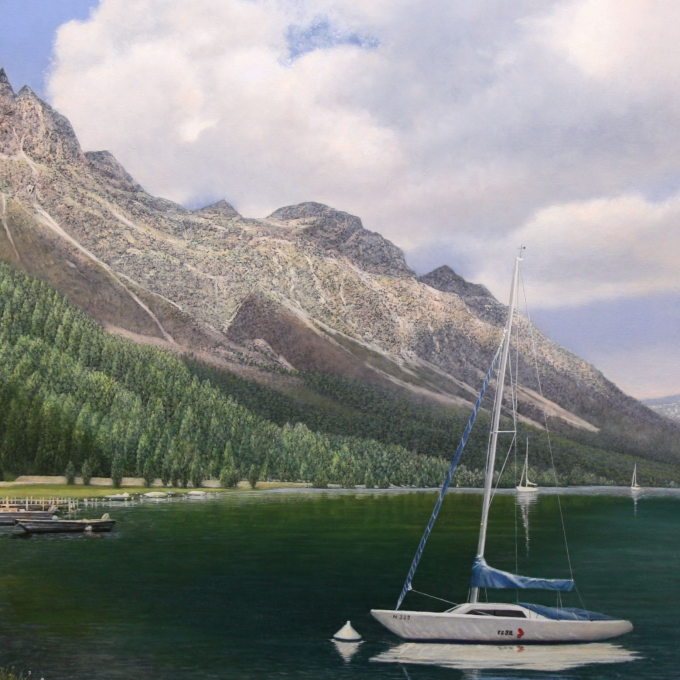 中司満夫　油絵展