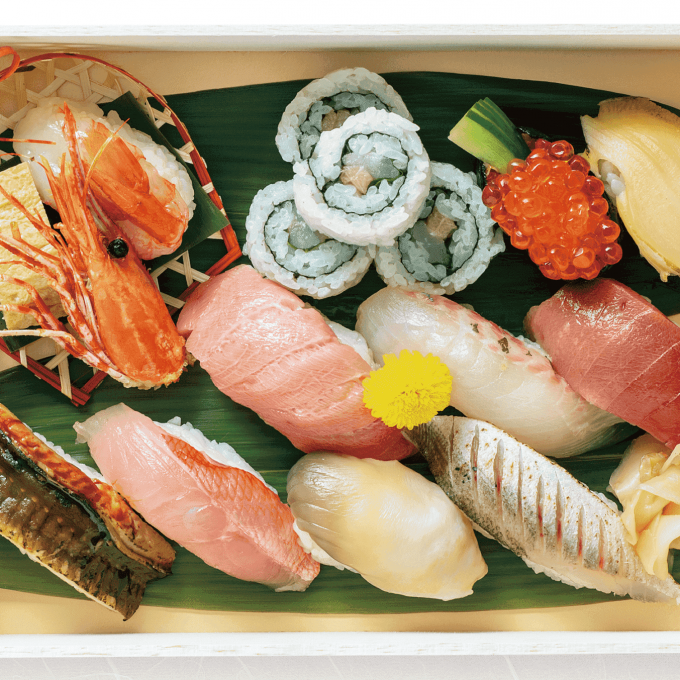 地下1階＜きじま＞『ご予約弁当』特上にぎり寿司のご案内です。