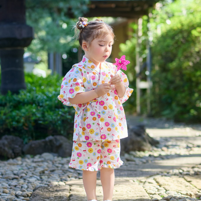 〈チエコサク〉の甚平で夏祭りに行こう！
