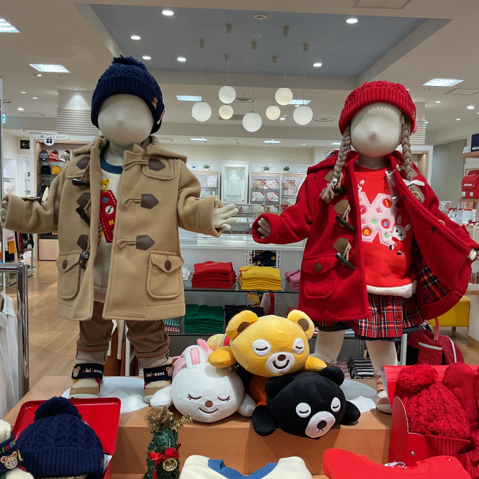 フリースダッフルコート