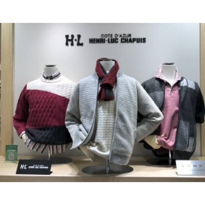 5階  紳士服　〈H.L&VUMPS〉