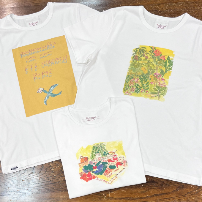 〈マドモアゼルノンノン〉新作Ｔシャツのご紹介