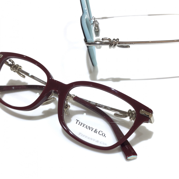 新作！ティファニーノットのアイウェア ｜Knot by Tiffany を眼鏡で装う ｜TF2281-F