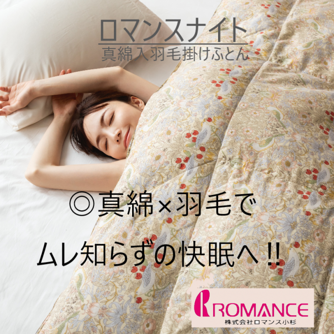 〈ロマンスナイト〉真綿×羽毛のハイブリッド‼クロスオーバータイプ初登場🌛