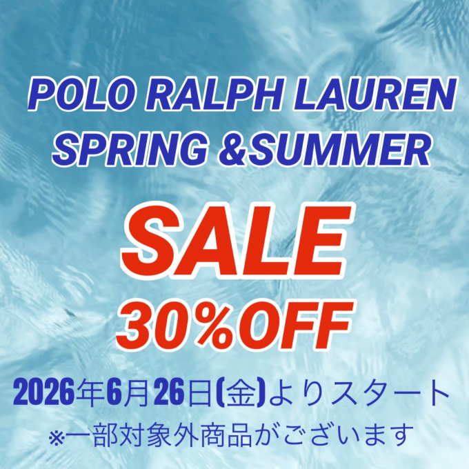 〈POLO RALPH LAUREN〉spring &summer sale