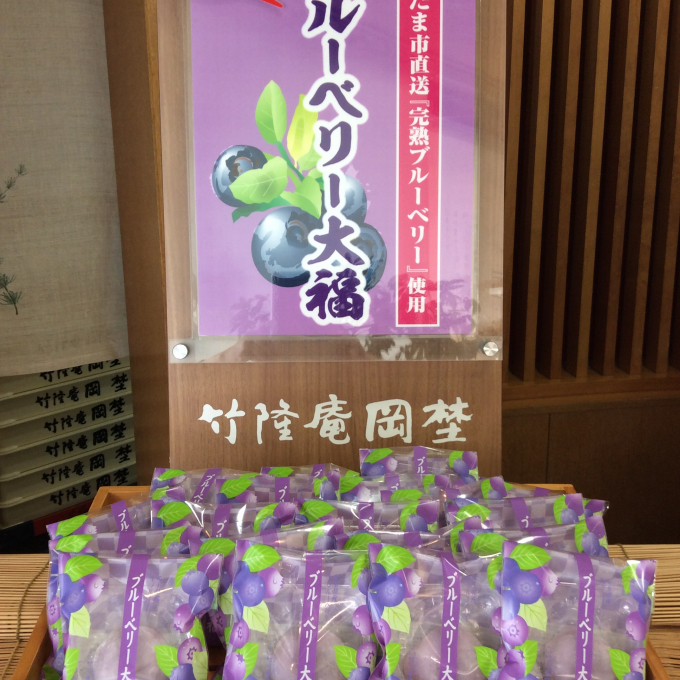 💜ブルーベリー大福💜完熟大粒ブルーベリー 🚚 産地直送💜〈竹隆庵岡埜〉