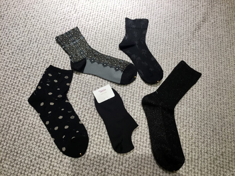 Tabio タビオ 9 6はクロの日 ブラックソックス特集 婦人洋品売場 大丸梅田店公式 Shop Blog