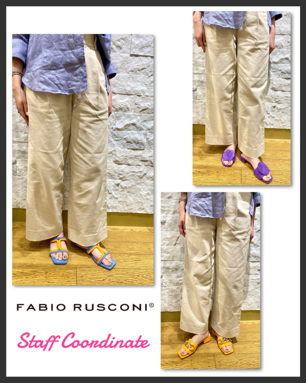 【 FABIO RUSCONI 】新作サンダル入荷のお知らせ⋆͛📢⋆