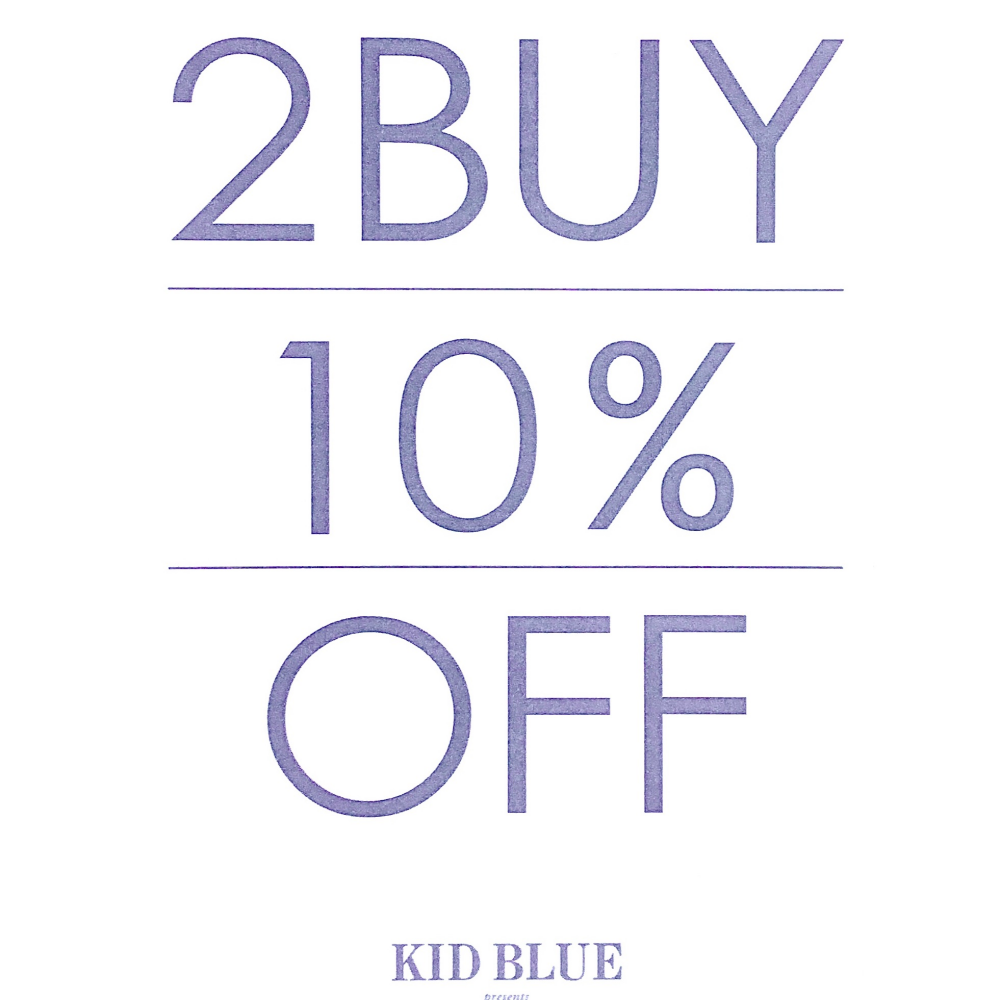 【キッドブルー】セール商品２buy１０%オフ🎯のお知らせと新作のご紹介