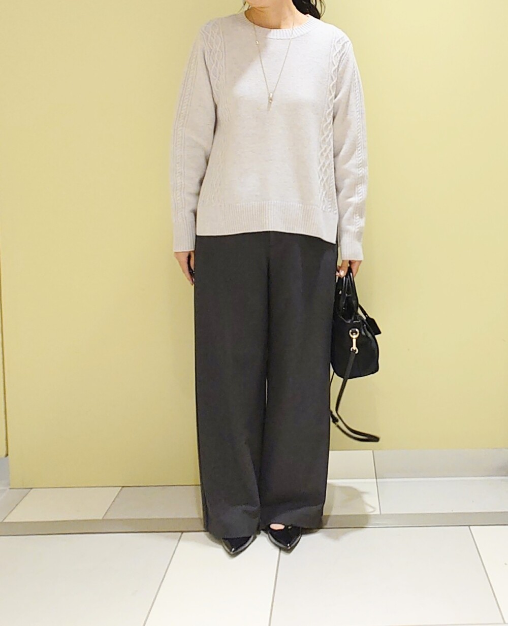 【6F J.PRESS LADIES】大人のラインパンツコーディネート