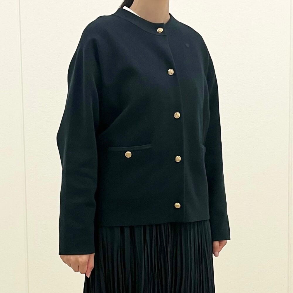 【6F J.PRESS LADIES】ストレスフリーなニットカーディガン