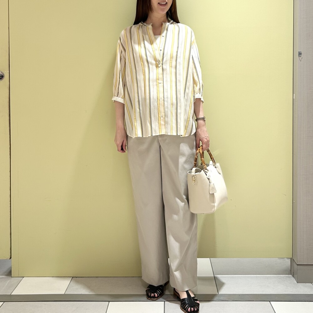 【6F J.PRESS LADIES】涼しげなブラウス