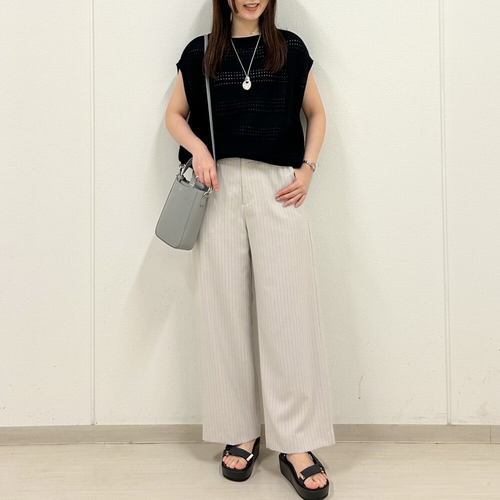 【6F J.PRESS LADIES】爽やかな着心地のニットベスト